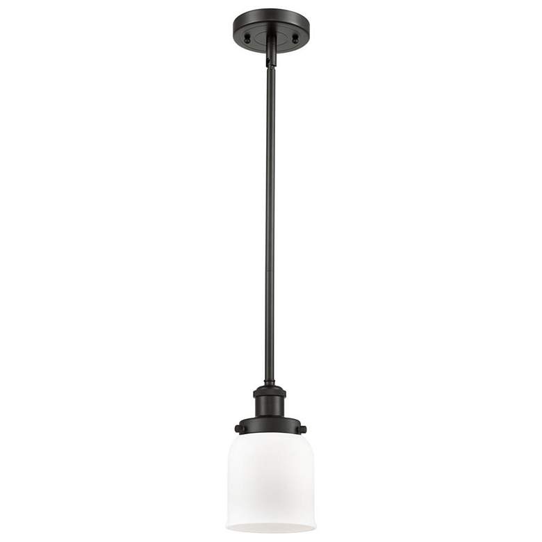 Image 1 Ballston Urban Bell 5" Wide Oil-Rubbed Bronze Mini Pendant