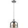 Ballston Urban Bell 8" Chrome Corded Mini Pendant w/ Mercury Shade