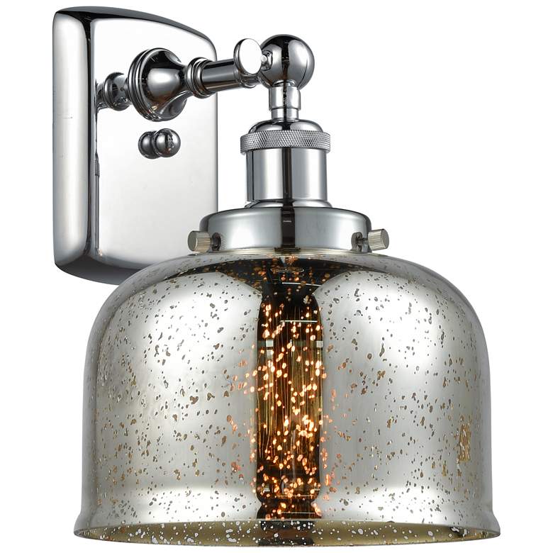 Image 1 Ballston Urban Bell 8" Incandescent Sconce - Chrome Finish - Mercury S