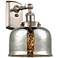 Ballston Urban Bell 8" Incandescent Sconce - Nickel Finish - Mercury S