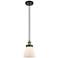 Ballston Urban Cone 6" LED Mini Pendant - Black Antique Brass - Matte