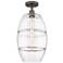 Ballston Vaz 10" Wide Oil Rubbed Bronze Semi-Flush Mount With Clear Sh