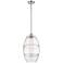 Ballston Vaz 10" Wide Polished Chrome Stem Hung Mini Pendant w/ Clear