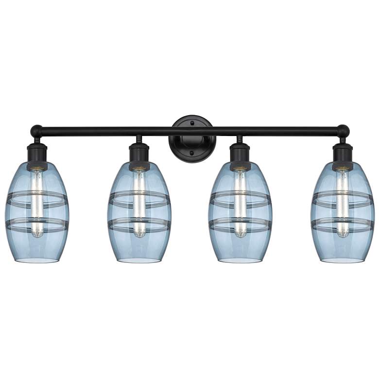 Image 1 Ballston Vaz 11.63"H Black Brass Adjustable Sconce w/ Smoke Shade
