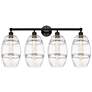 Ballston Vaz 11.63"H Brushed Brass Adjustable Sconce w/ Blue Shade