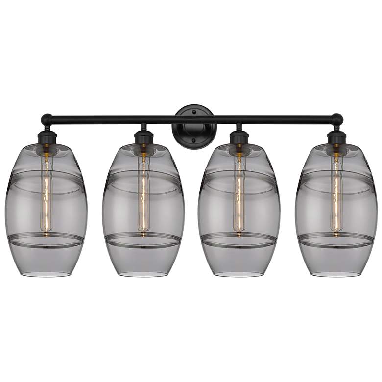 Image 1 Ballston Vaz 11.63"H Brushed Brass Adjustable Sconce w/ Clear Shade