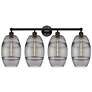 Ballston Vaz 11.63"H Brushed Brass Adjustable Sconce w/ Clear Shade