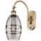 Ballston Vaz 11.63"H Brushed Brass Adjustable Sconce w/ Smoke Shade