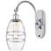 Ballston Vaz 11.63"H Chrome Horizontally Adjustable Sconce w/ Clear Sh