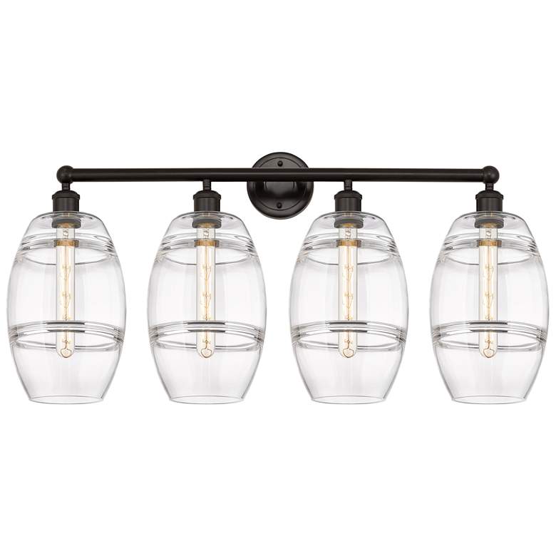 Image 1 Ballston Vaz 11.63"H Chrome Horizontally Adjustable Sconce w/ Smoke Sh