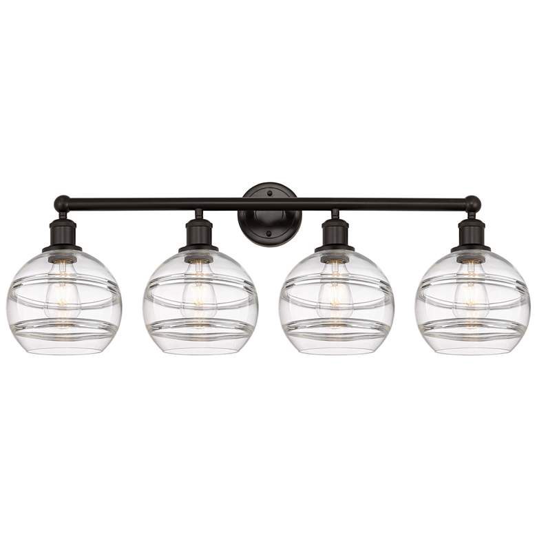Image 1 Ballston Vaz 11.63"H Oiled Bronze Adjustable Sconce w/ Smoke Shade