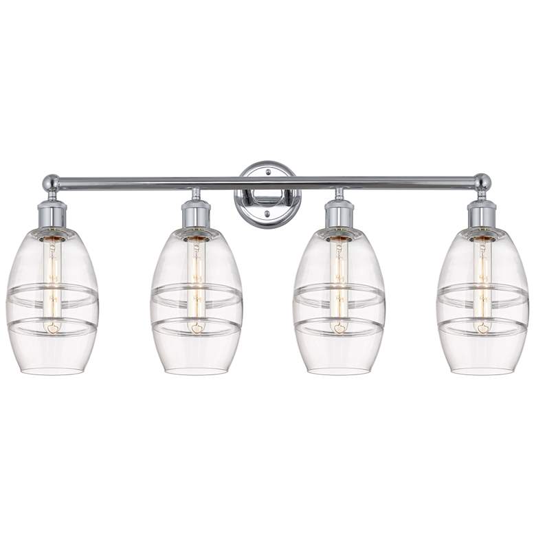 Image 1 Ballston Vaz 11.63"H Satin Nickel Adjustable Sconce w/ Clear Shade