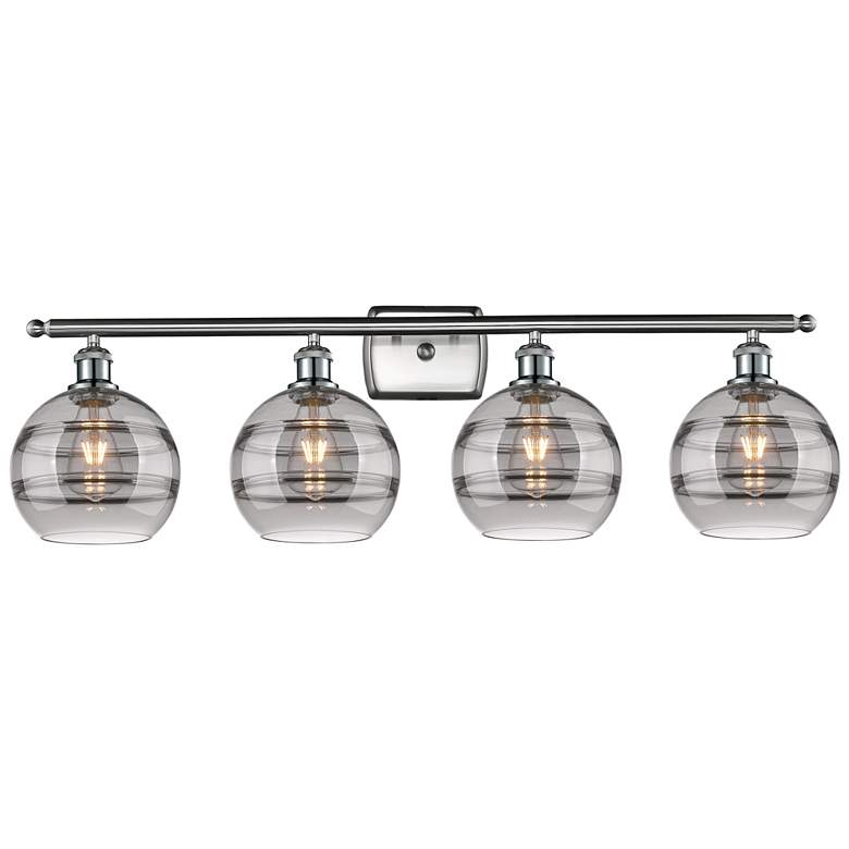 Image 1 Ballston Vaz 12.38"W 3-Light Black Brass Corded Pendant w/ Clear Shade
