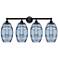 Ballston Vaz 13.38"H Black Brass Adjustable Sconce w/ Smoke Shade