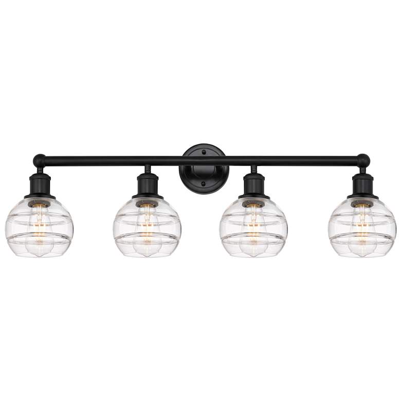 Image 1 Ballston Vaz 13.38"H Copper Horizontally Adjustable Sconce w/ Clear Sh