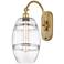 Ballston Vaz 13.38"H Gold Horizontally Adjustable Sconce w/ Clear Shad