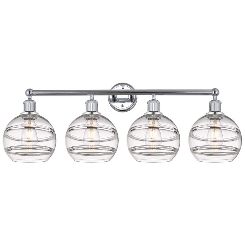 Image 1 Ballston Vaz 13.38"H Gold Horizontally Adjustable Sconce w/ Clear Shad