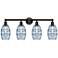 Ballston Vaz 13.38"H Oiled Bronze Adjustable Sconce w/ Clear Shade