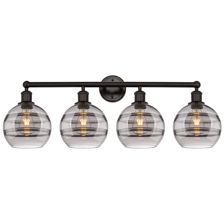 Image 1 Ballston Vaz 13.38"H Oiled Bronze Adjustable Sconce