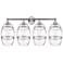 Ballston Vaz 13.38"H Satin Nickel Adjustable Sconce w/ Clear Shade