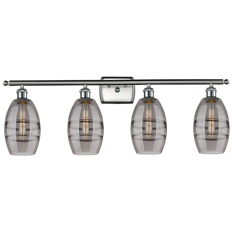 Image 1 Ballston Vaz 14.5"W 3-Light Black Brass Corded Multi Pendant w/ Clear