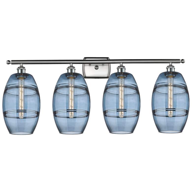 Image 1 Ballston Vaz 14.5"W 3-Light Black Brass Corded Pendant w/ Light Smoke