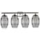 Ballston Vaz 16.5"W 3-Light Brushed Brass Corded Pendant w/ Clear Shad