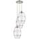 Ballston Vaz 16.5"W 3-Light Polished Nickel Corded Pendant w/ Clear Sh