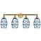 Ballston Vaz 24-Light Vanity Light w/ Blue Shade