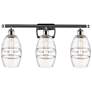 Ballston Vaz 25.88"W 3 Light Polished Chrome Bath Light w/ 6" Cle