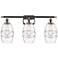 Ballston Vaz 25.88"W 3 Light Polished Chrome Bath Light w/ 6" Cle