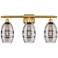 Ballston Vaz 25.88"W 3 Light Satin Gold Bath Light w/ 6" Light Sm