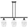 Ballston Vaz 36"W 3-Light Oiled Bronze Stem Island Light w/ 6" Cl