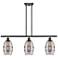 Ballston Vaz 36"W 3-Light Oiled Bronze Stem Island Light w/ 6" Sm