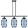 Ballston Vaz 36"W 3-Light Oiled Bronze Stem Island Light w/ 8" Bl
