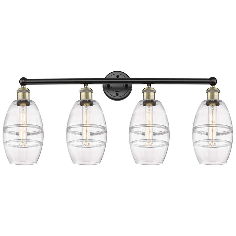 Image 1 Ballston Vaz 4-Light Vanity Light w/ Clear Shade