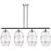 Ballston Vaz 48.25"W 4-Light Chrome Stem Island Light w/ Clear Shade