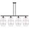 Ballston Vaz 48.25"W 4-Light Oiled Bronze Stem Island Light w/ Clear S
