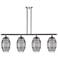 Ballston Vaz 48"W 4-Light Chrome Stem Island Light w/ 8" Smoke Sh