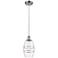 Ballston Vaz 5.88" Wide Polished Chrome Corded Mini Pendant w/ Clear S