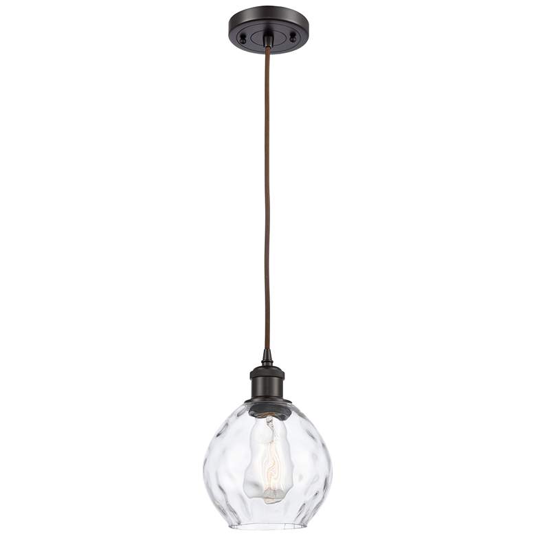 Image 1 Ballston Waverly 6" LED Mini Pendant - Oil Rubbed Bronze - Clear Shade
