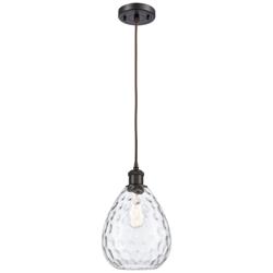 Ballston Waverly 8" LED Mini Pendant - Oil Rubbed Bronze - Clear Shade