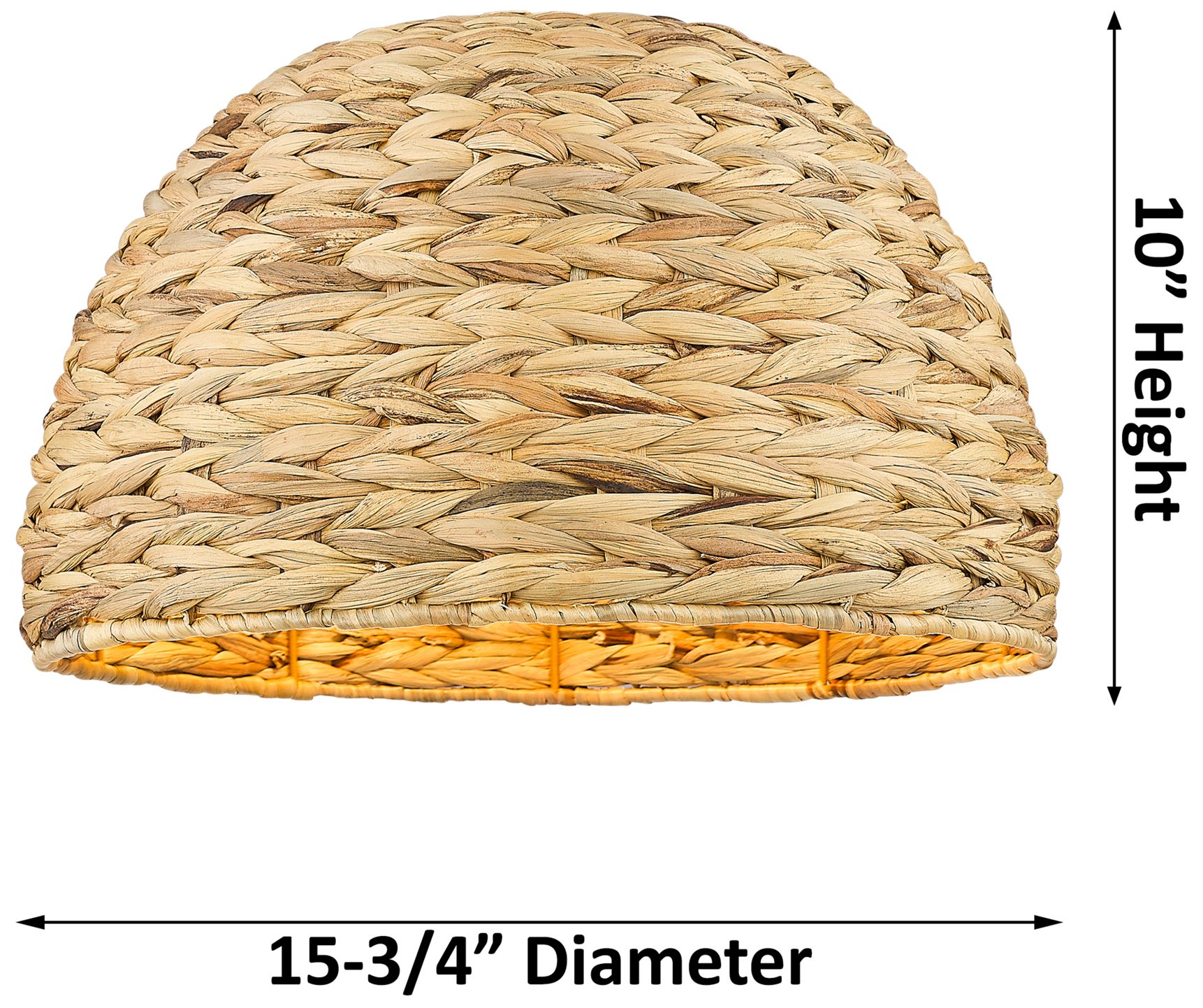 Image 3 Ballston Woven Rattan 15 3/4"W Polished Nickel Ceiling Light more views