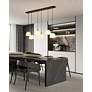 2_Balmes 6-light Black Pendant Light with White Glass Shade more views