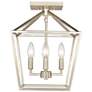 1_Balmoral 12" Wide Modern Gold 4-Light Ceiling Light