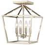 2_Balmoral 12" Wide Modern Gold 4-Light Ceiling Light more views