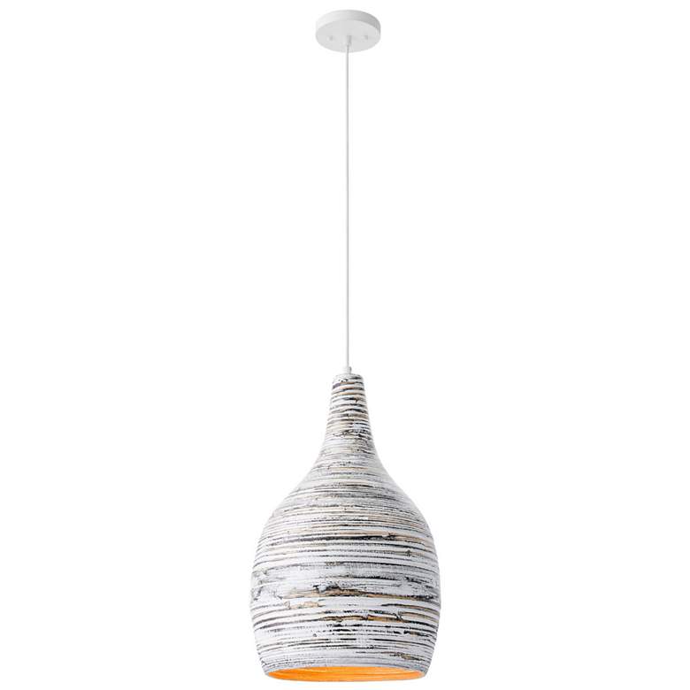 Image 1 Balsam 1-Light Pendant in Brindled Bamboo