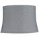 Balta Gray Softback Drum Lamp Shade 14x16x11 (Washer)