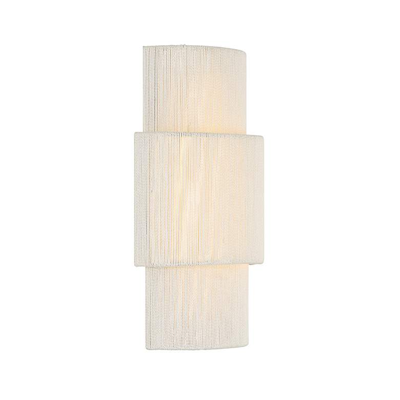 Image 4 Balthazar LED Wall Sconce in Natural Abaca more views