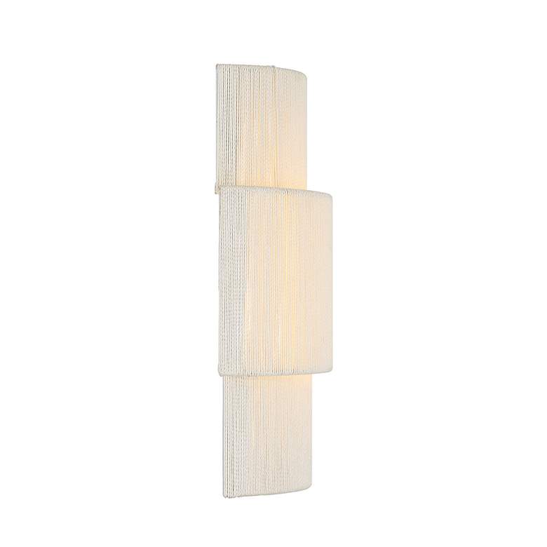 Image 5 Balthazar LED Wall Sconce in Natural Abaca more views